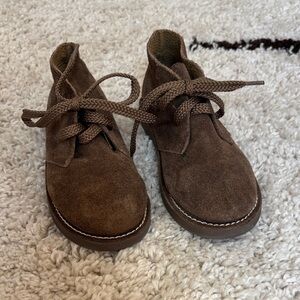 J. Crew Kids Brown Suede Dress Shoes